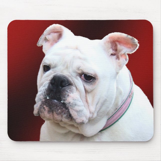 English bulldog 2 mousepad (Front)