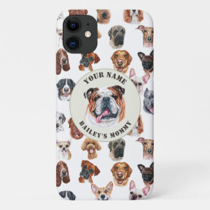 English bulldog and friends personalised iPhone 11 case