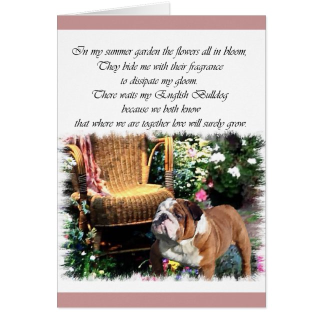 English Bulldog Art Gifts (Front)
