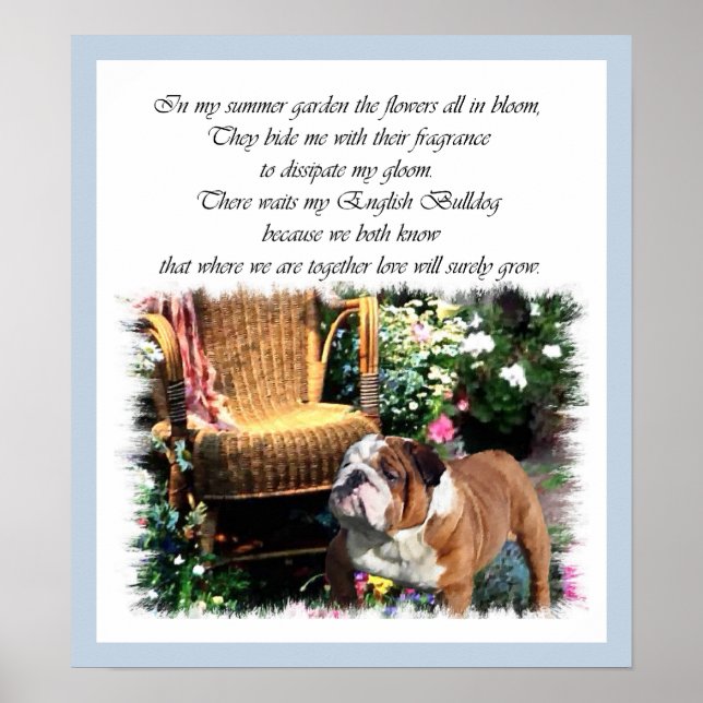 English Bulldog Art Prints (Front)