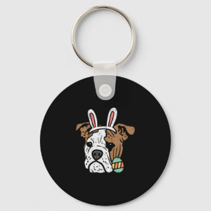 English Bulldog Bunny Dog Lover Owner Men Women Ki Key Ring