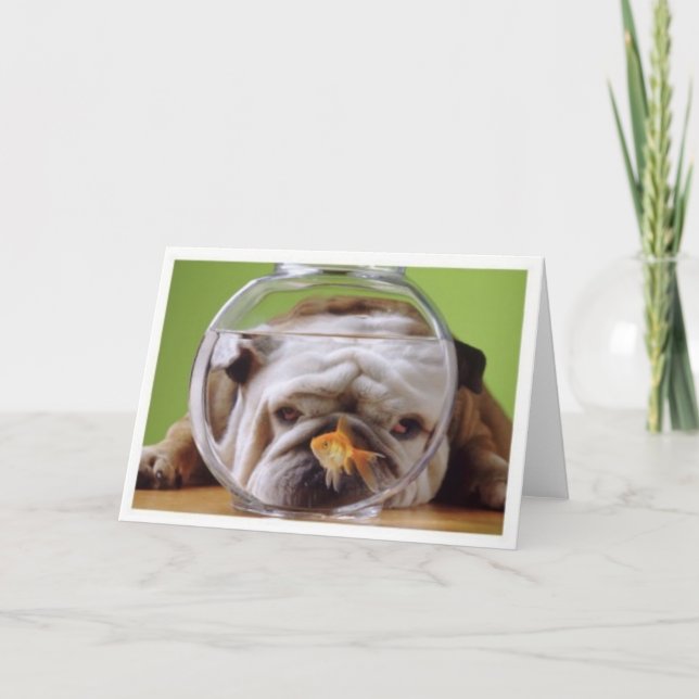 English Bulldog Card (Front)
