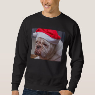 English Bulldog Christmas Light Christmas Ugly Swe Sweatshirt