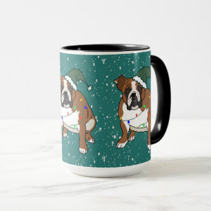 English Bulldog Christmas Mug