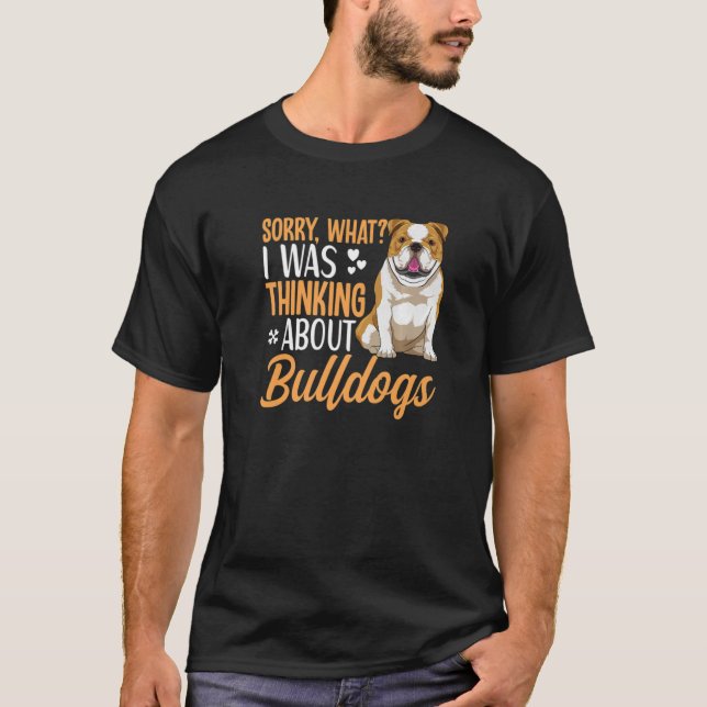 English Bulldog Dog Apparel For Men And Women  4 T-Shirt (Front)