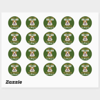 English Bulldog Dog Apparel For Men And Women Classic Round Sticker