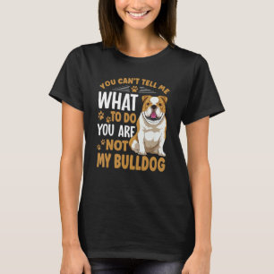 English Bulldog Dog Apparel For Men And Women T-Shirt