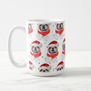 English Bulldog Dog Breed Christmas Coffee Mug