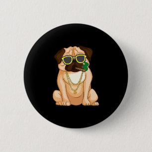 English Bulldog Dog Lover Fun  6 Cm Round Badge