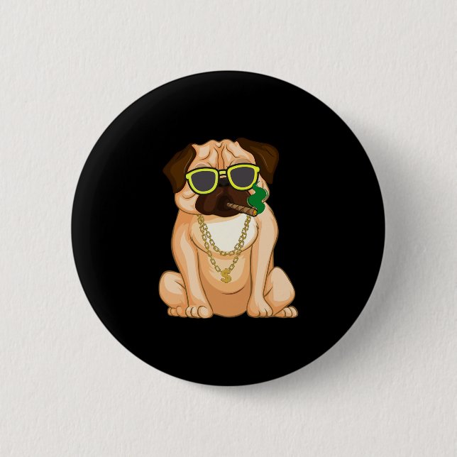 English Bulldog Dog Lover Fun  6 Cm Round Badge (Front)