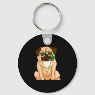 English Bulldog Dog Lover Fun Key Ring