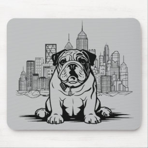 English Bulldog Dog Pet Animal World Furry Friend Mouse Pad