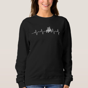 English Bulldog Dog  Saying Sweatshirt