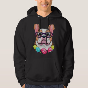 English Bulldog Easter Bunny Dog Costume Boys Girl Hoodie