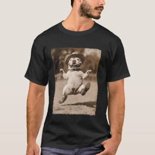 English Bulldog Funny Dog Silly Cowboy T-Shirt