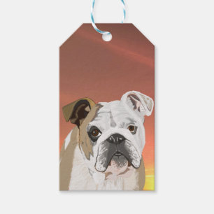 English Bulldog Gift Tags