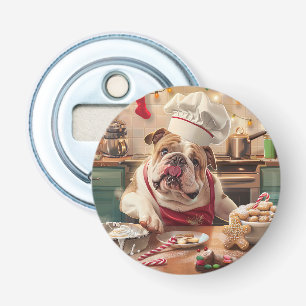 English Bulldog Holiday Baking: Festive Christmas Bottle Opener
