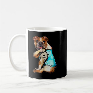 English Bulldog - I Love Mum Tattoo Mother's day g Coffee Mug