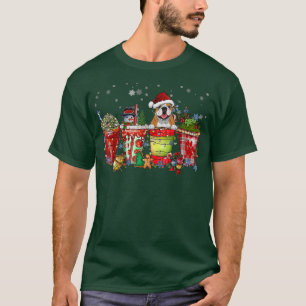 English Bulldog Iced Latte Snowmen Sweets Snow Chr T-Shirt