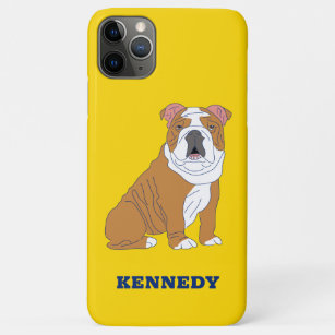 English Bulldog Illustration Personalised Case-Mate iPhone Case