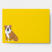 English Bulldog Illustration Personalised