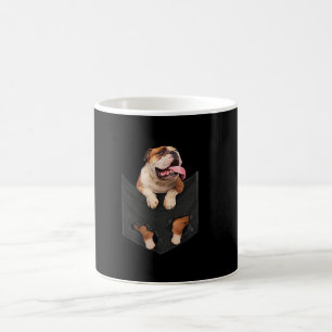 English Bulldog In Your Pocket  Dogs Lovers Coffee Mug