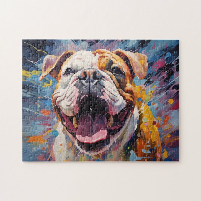 English Bulldog  Jigsaw Puzzle (Horizontal)