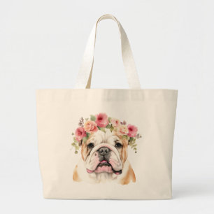 English Bulldog Jumbo Tote