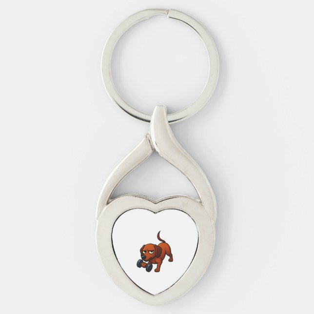 English Bulldog Key Ring (Front)