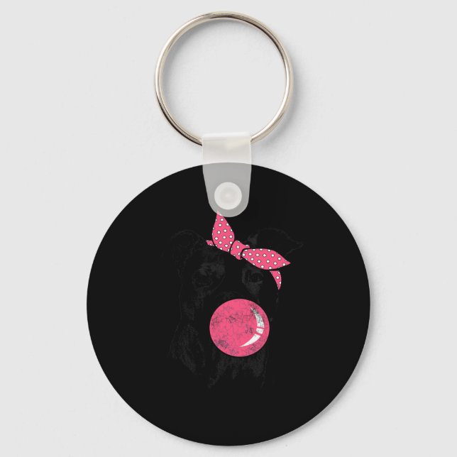 English Bulldog  Key Ring (Front)