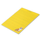 English Bulldog Lined Stationery Writing Paper Pad
