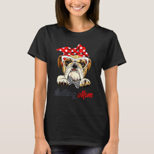 English Bulldog Love Cute Bully Dog Mum Womens T-Shirt