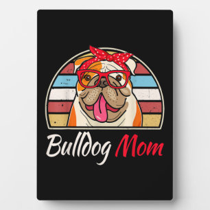 English Bulldog Lover Gifts Bulldog Mum Dad Plaque