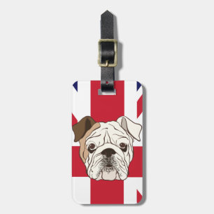 English Bulldog Luggage Tag