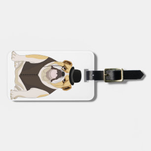 English Bulldog Luggage Tag