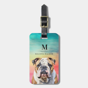 English Bulldog Luggage Tag