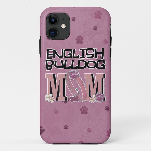 English Bulldog MOM Case-Mate iPhone Case (Back)