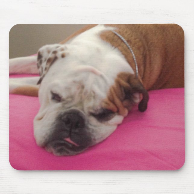 English Bulldog Mouse Pad (Front)