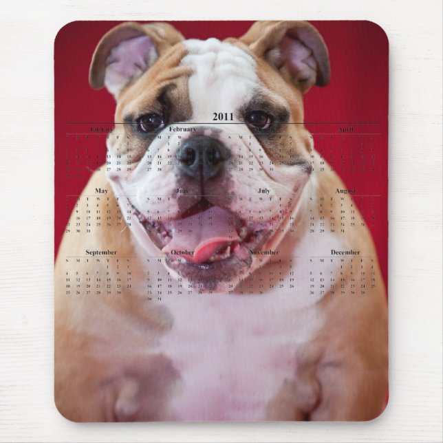 English Bulldog Mouse Pad (Front)