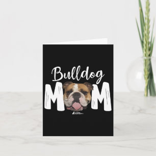 English Bulldog Mum Top Card