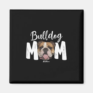 English Bulldog Mum Top Magnet