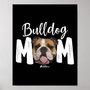 English Bulldog Mum Top Poster