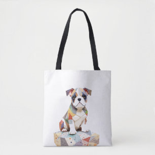 English Bulldog Playful Adorable Fun Animal Cute Tote Bag