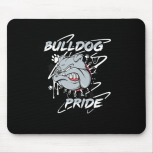 English Bulldog Pride Loyalty School Spirit Mouse Pad