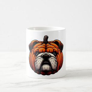 English Bulldog Pumpkin - Halloween Dog Coffee Mug