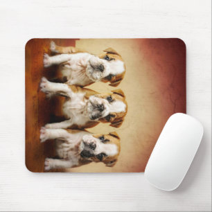 English Bulldog Puppies Really Cute Mouse Pad