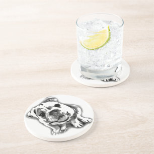 English Bulldog puppy coaster