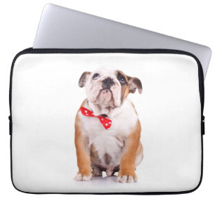 English Bulldog Puppy Dog Computer Case Sleeve