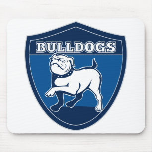 English Bulldog Puppy Dog Mascot Mouse Pad