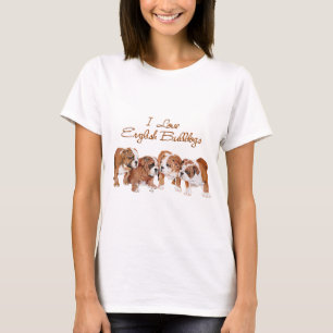 English Bulldog Puppy Love T-Shirt